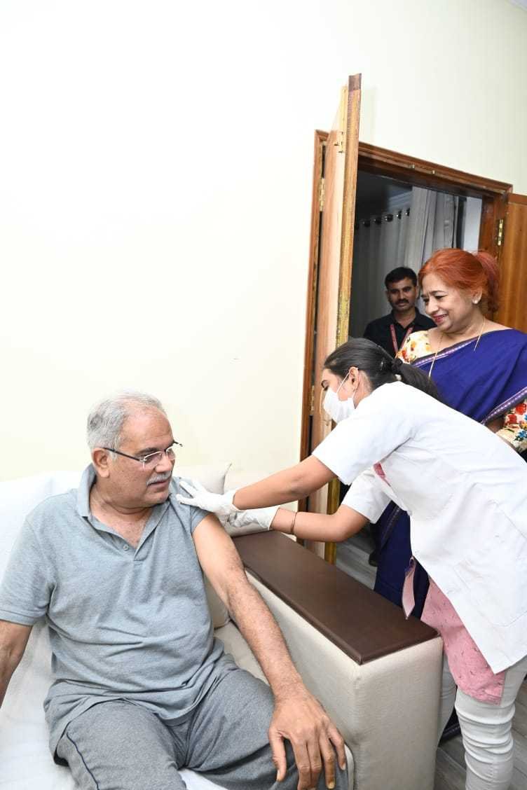Chhattisgarh CM receives precautionary dose of Covid-19 vaccine, appeals all to get their doses on time 1 81767