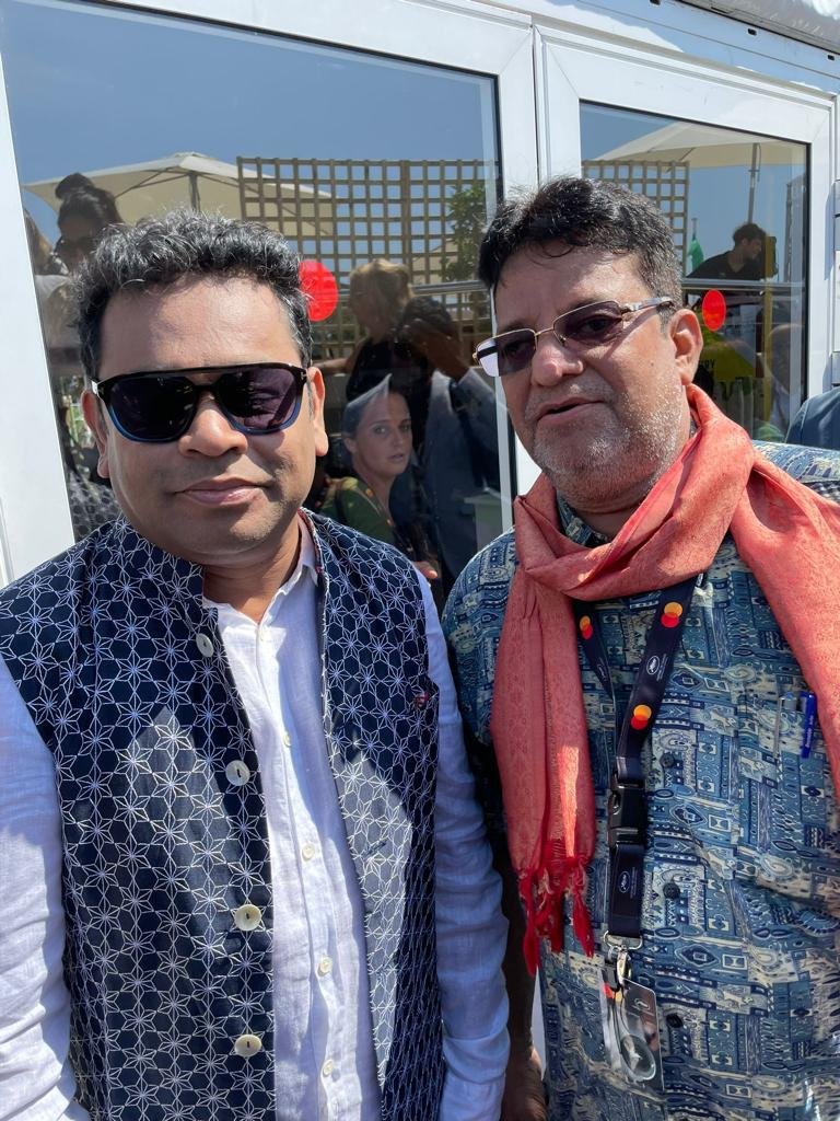 Indian critic Ajit Rai's book 'Bollywood Ki Buniyaad' launched at the 75th Cannes Film Festival 3 IMG 20220523 WA0008