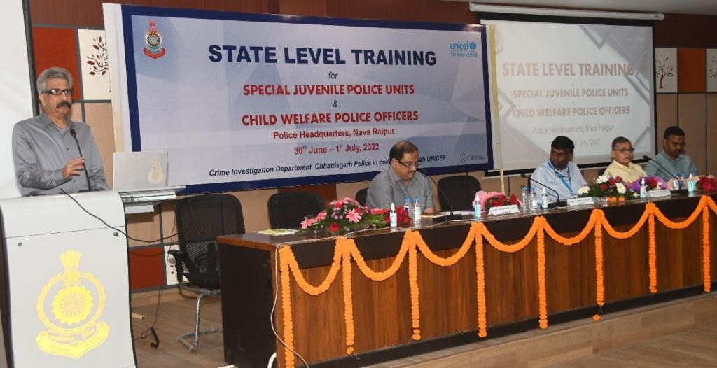 UNICEF in collaboration with CG police organizes capacity building workshop for police officers 1 IMG 20220701 WA0002