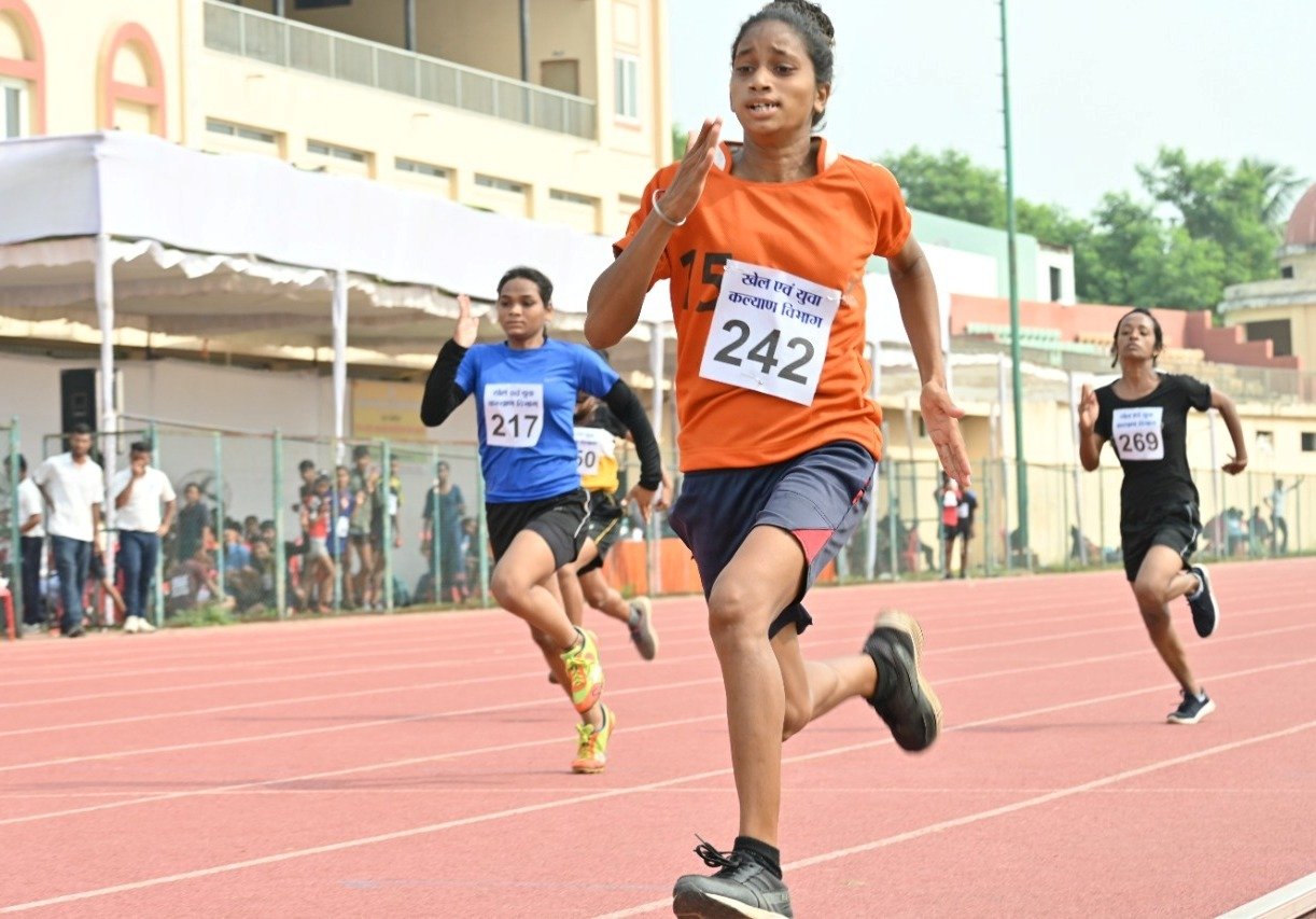Selection trial of athletic players for Khelo India State Center of Excellence Bilaspur concluded 1 khelo india