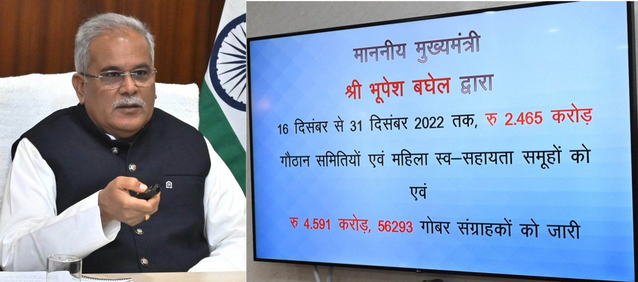 Solar dryers for vegetables will be made available to the Gauthans: CM Baghel 1 godhan