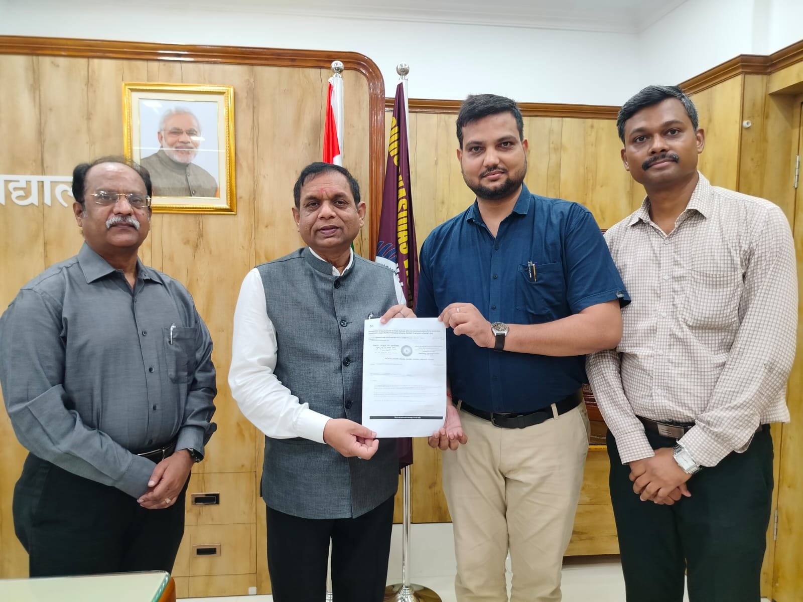 Chhattisgarh's First Business Incubator Center Will Be Established in CU, Government of India's Ministry of MSME will provide assistance of One Crore* 1 IMG 20230627 WA0011