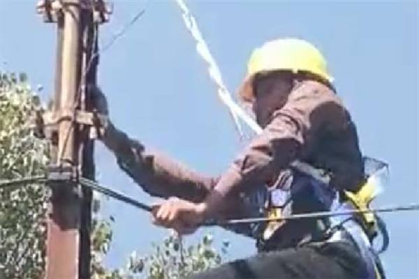 लाइनकर्मी सुरक्षा उपकरणों के साथ ही करें बिजली सुधार के कार्य : ऊर्जा मंत्री श्री तोमर 1 TN5 Bhopal110723025400