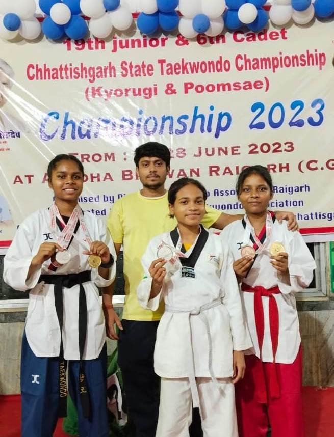 Chhattisgarh: 9 state players shine in Taekwondo, selected for national-level competitions 1 WhatsApp Image 2023 07 01 at 22.48.37 1