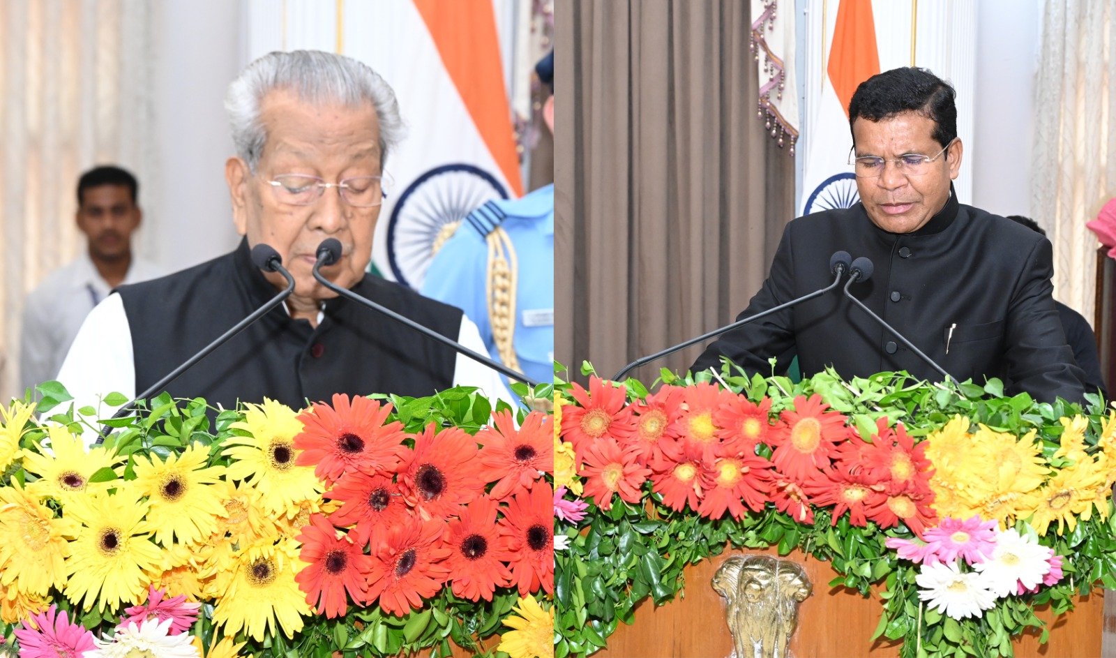 Mohan Markam sworn in as Minister, Governor Harichandan administers oath at Raj Bhavan 1 WhatsApp Image 2023 07 14 at 13.13.49 1