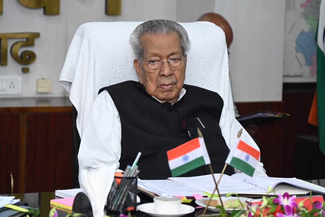 Governor Harichandan is reviewing the functioning of the state's private universities in a meeting being conducted at Raj Bhawan 1 WhatsApp Image 2023 07 26 at 11.27.06