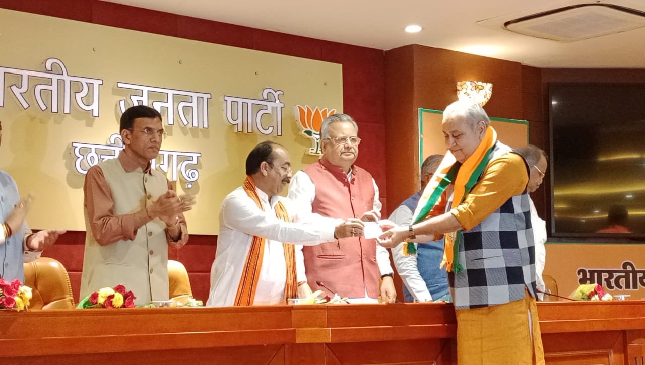 धर्मजीत सिंह BJP में शामिल, रिटायर IFS बड़गैयया ने भी ली सदस्यता 1 IMG 20230813 WA0002