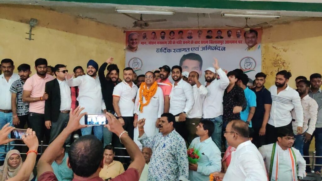 बिलासपुर विधानसभा सीट से विधायक शैलेष पांडेय ने की पुनः दावेदारी 3 IMG 20230821 WA0017