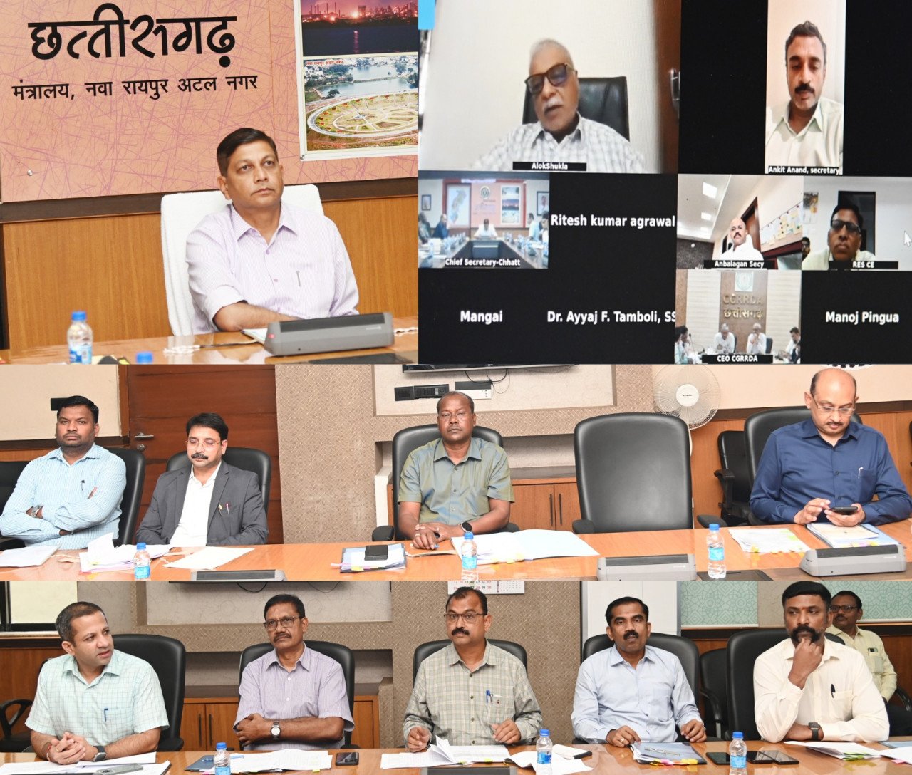 मुख्य सचिव ने महत्वपूर्ण कार्यक्रमों और योजनाओं के क्रियान्वयन की समीक्षा की<br> 1 1693844776 5669acaabb68f09af9f7