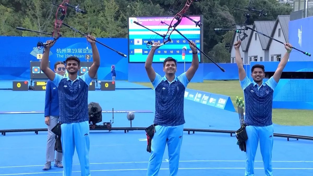 Asian Games 2023: भारत के सौरव घोषाल ने स्क्वैश में जीता सिल्वर मेडल 1 05 10 2023 archery men 23547642 14371586