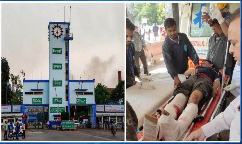 भिलाई स्टील प्लांट में बड़ा हादसा, काम करते समय रोपवे से गिरा कर्मचारी, अस्पताल में भर्ती 1 image editor output image1569030734 1703210928522