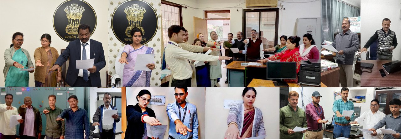 राजभवन के अधिकारियों एवं कर्मचारियों ने ली राष्ट्रीय मतदाता दिवस की शपथ<br> 1 1706177575 d9d6cc3123ef54e7d955