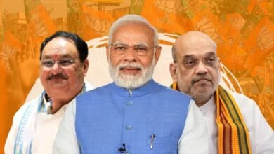 pm modi nadda and amit shah