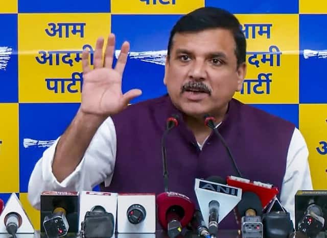 दिल्ली में मुफ्त पानी व बिजली बंद कराने के लिए केजरीवाल का इस्तीफा चाहती है भाजपा : संजय सिंह 1 images 82