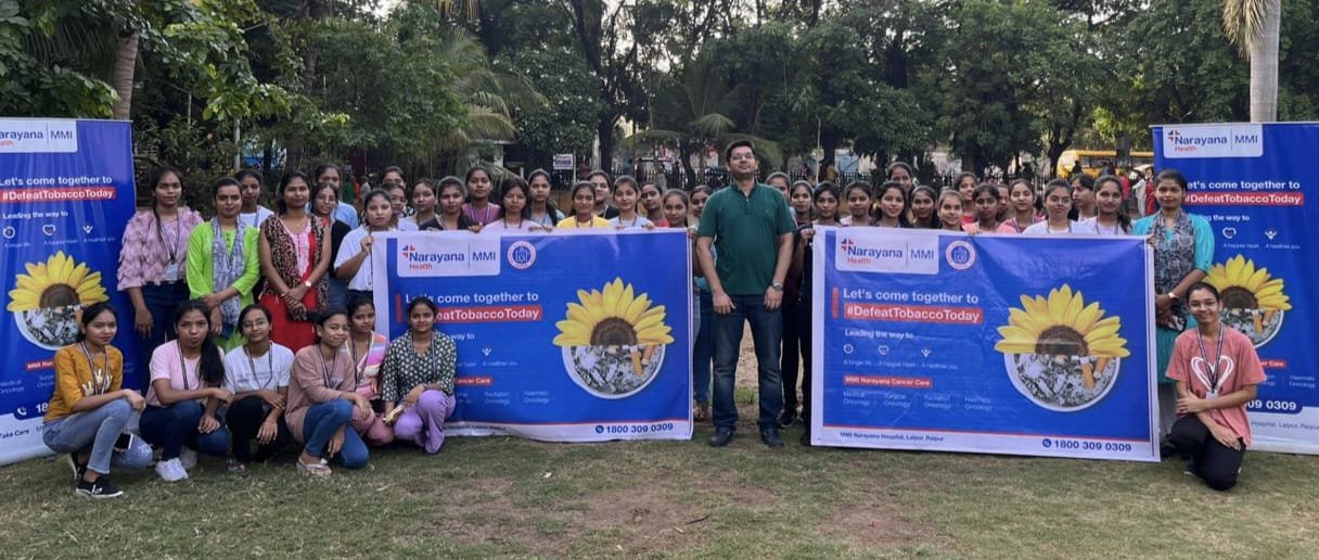 एमएमआई नारायणा अस्पताल ने विश्व तंबाकू निषेध दिवस पर तंबाकू के खिलाफ जागरूकता रैली का आयोजन 1 IMG 20240531 WA0044
