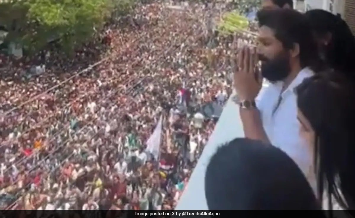 अभिनेता अल्लू अर्जुन के खिलाफ चुनाव संहिता उल्लंघन के आरोप में मामला दर्ज 1 t3rksjk allu arjun