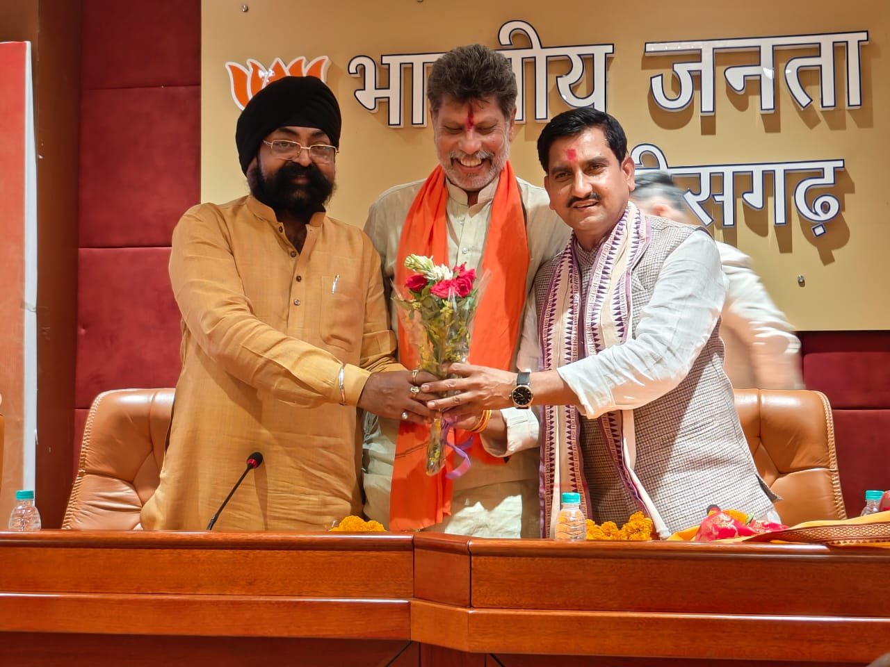 केंद्रीय राज्य मंत्री बनने के बाद बिलासपुर सांसद तोखन साहू का छत्तीसगढ़ में प्रथम आगमन<br><br> 1 IMG 20240615 WA0021