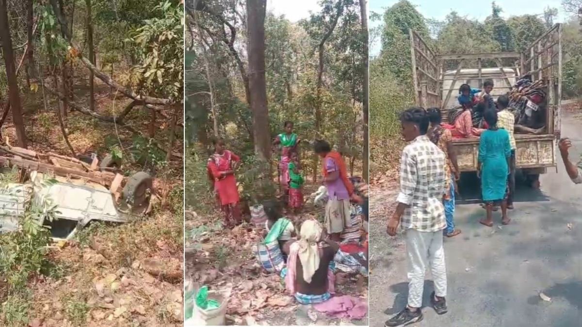 दंतेवाड़ा में दर्दनाक सड़क हादसा: पिकअप वाहन पलटा, दो ग्रामीणों की मौत, दर्जनों घायल 1 BeFunky design 10
