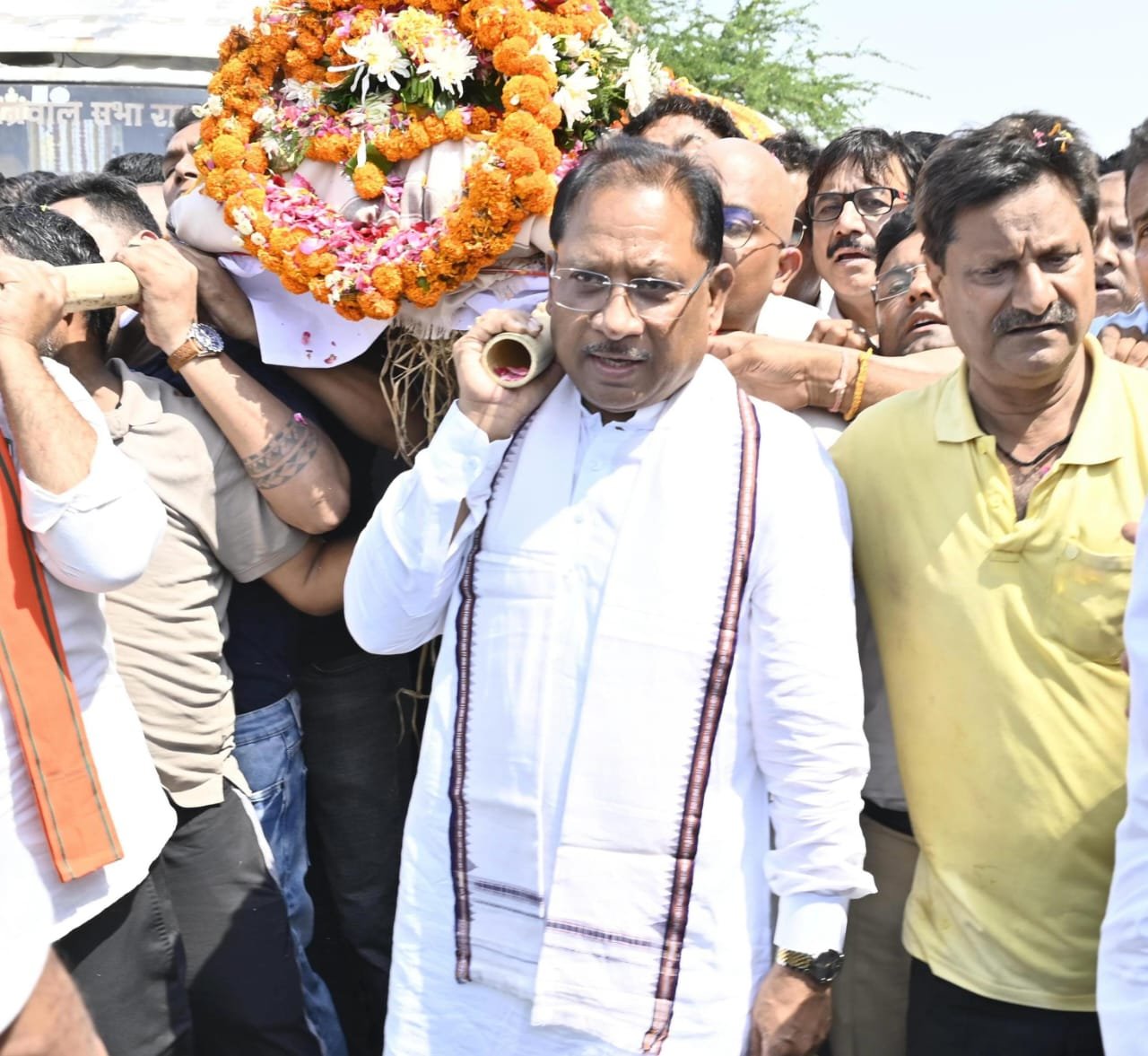Raipur Mourns Businessman Killed in Pahalgam Terror Attack; City Erupts in Protest 1 IMG 20250424 WA0011