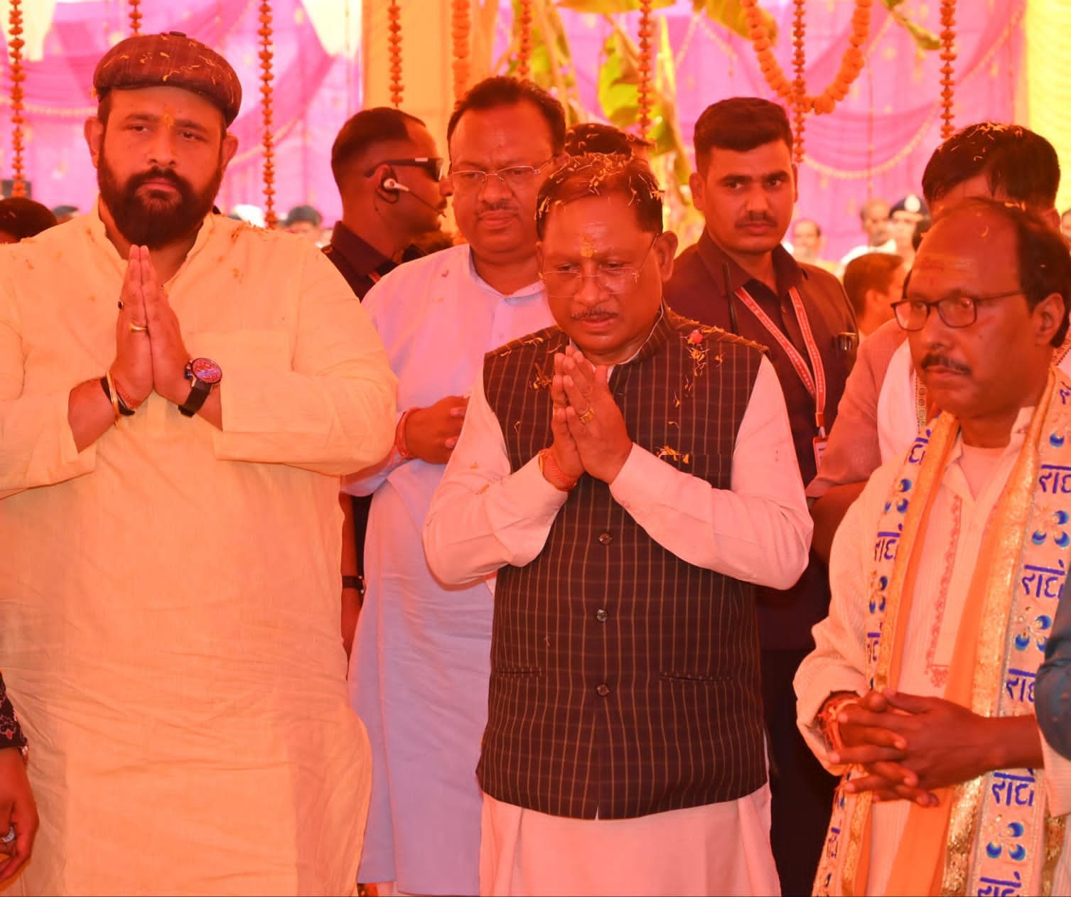 CM विष्णुदेव साय हरि अखंड संकीर्तन नाम यज्ञ में हुए शामिल: महाकुल यादव समाज के वृंदावन भवन के विस्तार के लिए 50 लाख रुपए देने की घोषणा 1 IMG 20250425 WA0046