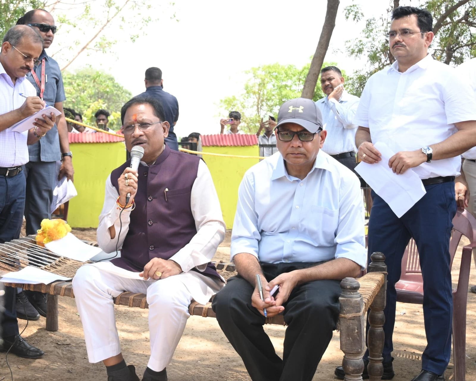 CM Sai says collectors will be suspended if bribery complaints are received in PM Awas Yojana 1 IMG 20250505 WA0040