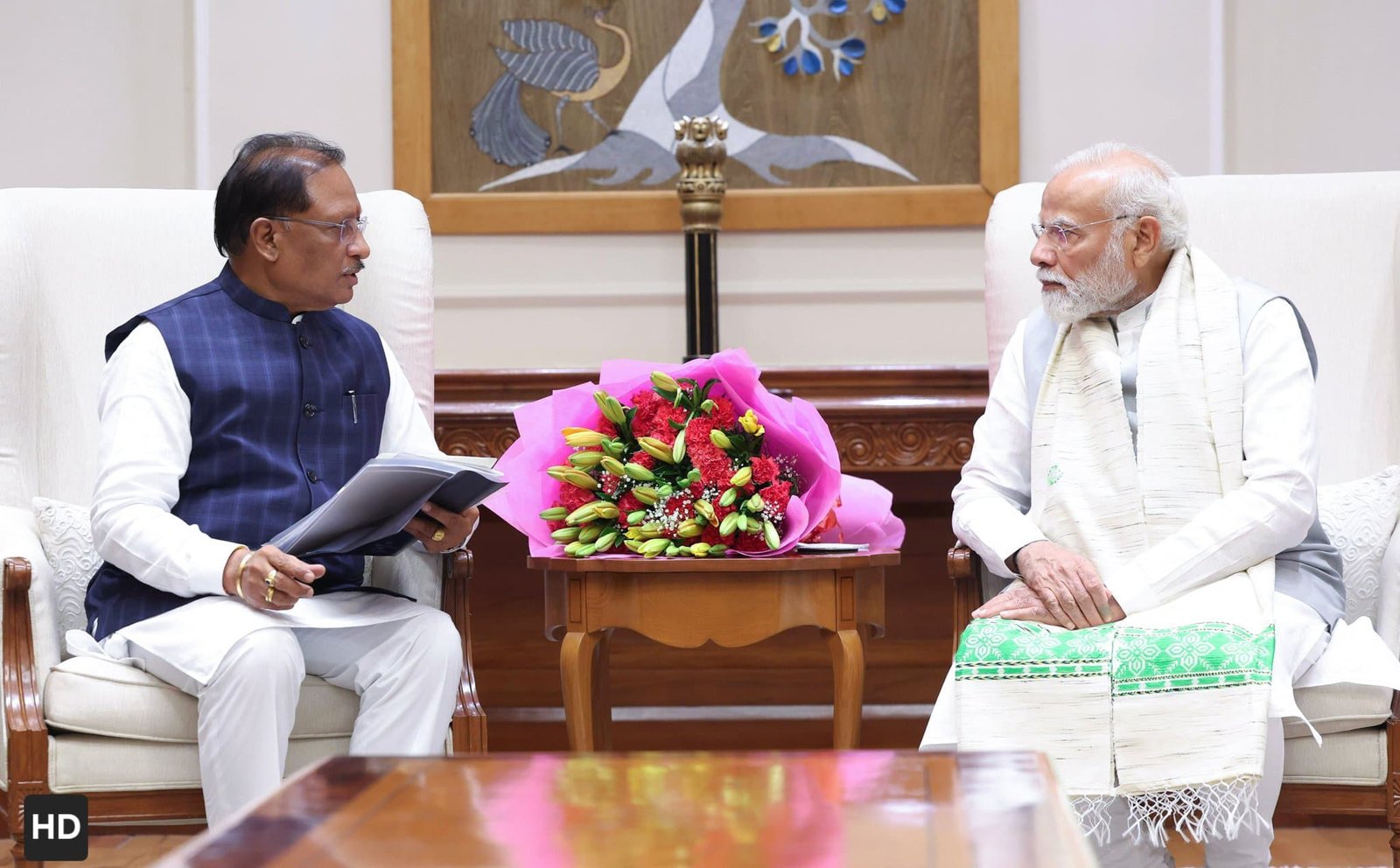 Chhattisgarh CM Meets PM Modi: Bodhghat, Indravati-Mahanadi Projects Discussed 1 IMG 20250607 WA0040
