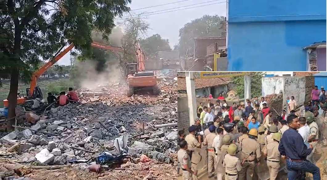 Raigarh Demolition Drive: रायगढ़ के कयाघाट में मरीन ड्राइव निर्माण के लिए तोड़फोड़ शुरू, महिलाओं ने पुलिस से की झड़प 1 image 2025 06 14T122605.801