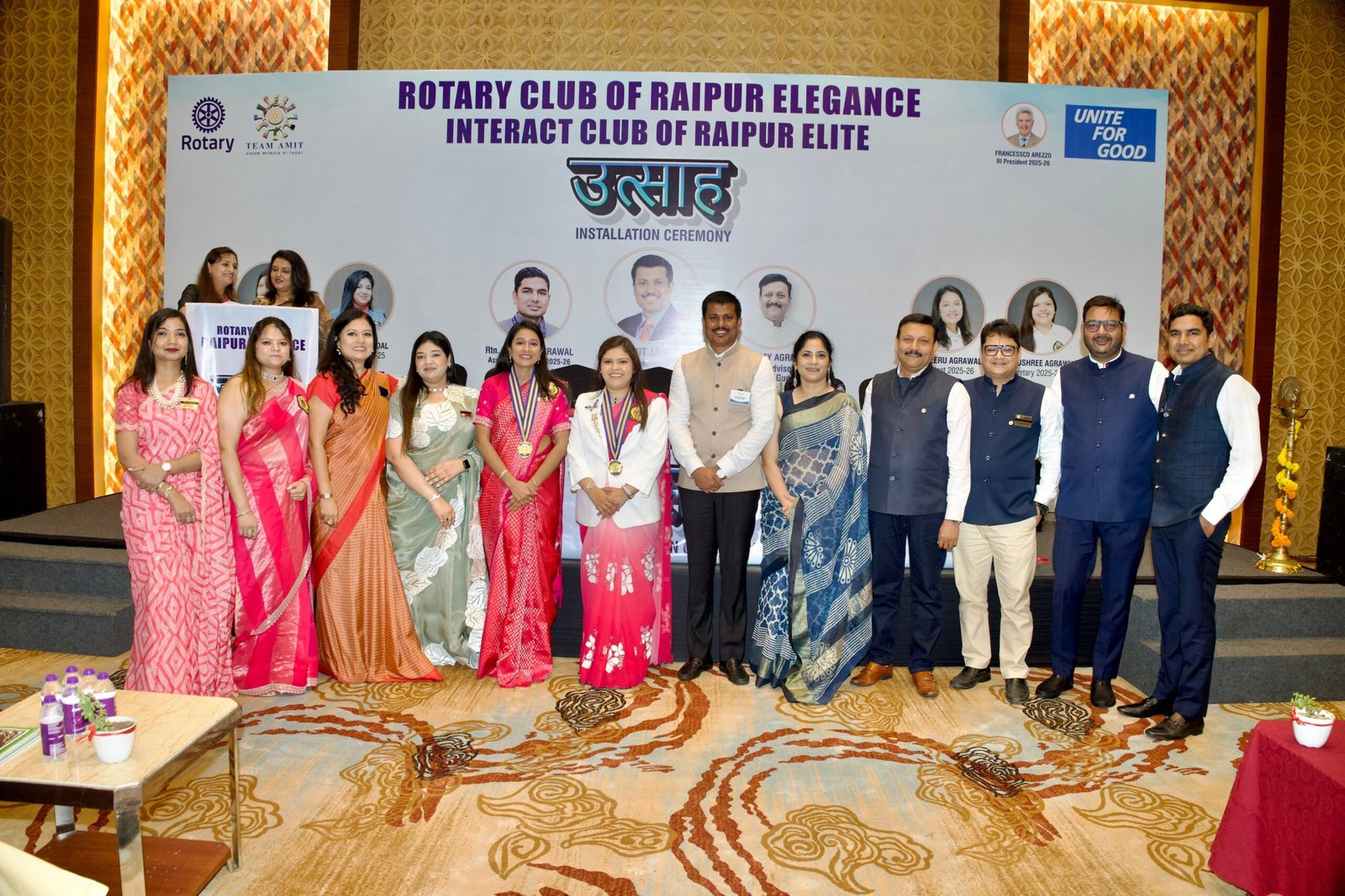 रोटरी क्लब ऑफ रायपुर एलिगेंस की नई कार्यकारिणी का भव्य शपथ ग्रहण समारोह संपन्न : क्लब मिशन पर प्रेरक उद्बोधन और युवा नेतृत्व को मिली जिम्मेदारी 1 IMG 20250703 WA0005 scaled