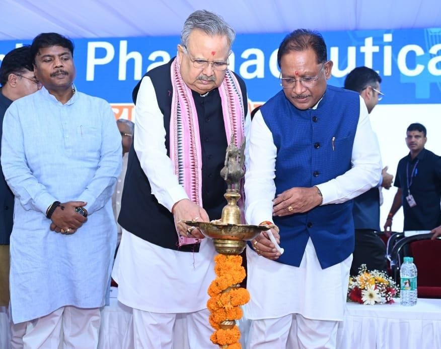 मुख्यमंत्री साय ने किया एस्पायर फार्मास्यूटिकल्स का शुभारंभ, बोले– 6 लाख करोड़ के निवेश प्रस्ताव, 2047 तक 75 लाख करोड़ की अर्थव्यवस्था का लक्ष्य 1 IMG 20250719 WA0054
