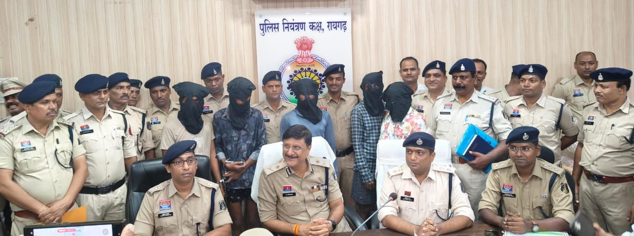 Raigarh Police Cracks Shyam Mandir Theft Case, Six Arrested 1 IMG 20250723 WA0047