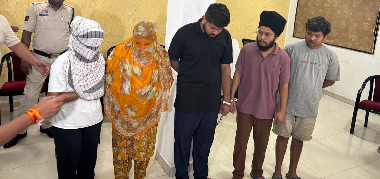 Raipur Police bust inter-state drug syndicate, seize heroin worth Rs 57 lakh; six arrested 1 IMG 20250822 WA0041