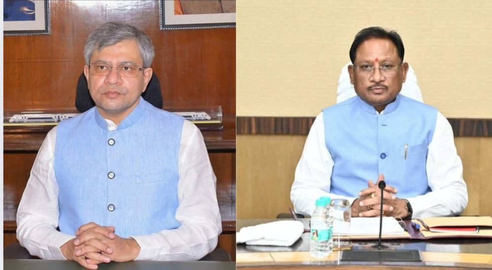 छत्तीसगढ़ को रेलवे में बड़ी सौगात: रायपुर-जबलपुर नई एक्सप्रेस ट्रेन को 3 अगस्त को मिलेगी हरी झंडी, रेल मंत्री ने मुख्यमंत्री को भेजा पत्र 1 IMG 20250801 201409