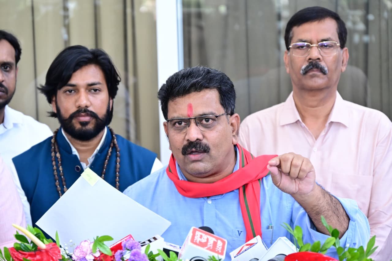 Vijay Sharma Slams Congress, Says – “Double Standards on Voter Fraud Probe” 1 IMG 20250909 WA0033