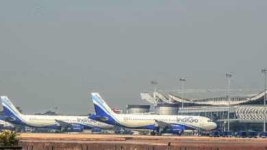 IndiGo aircraft at Raipur Airport Apron