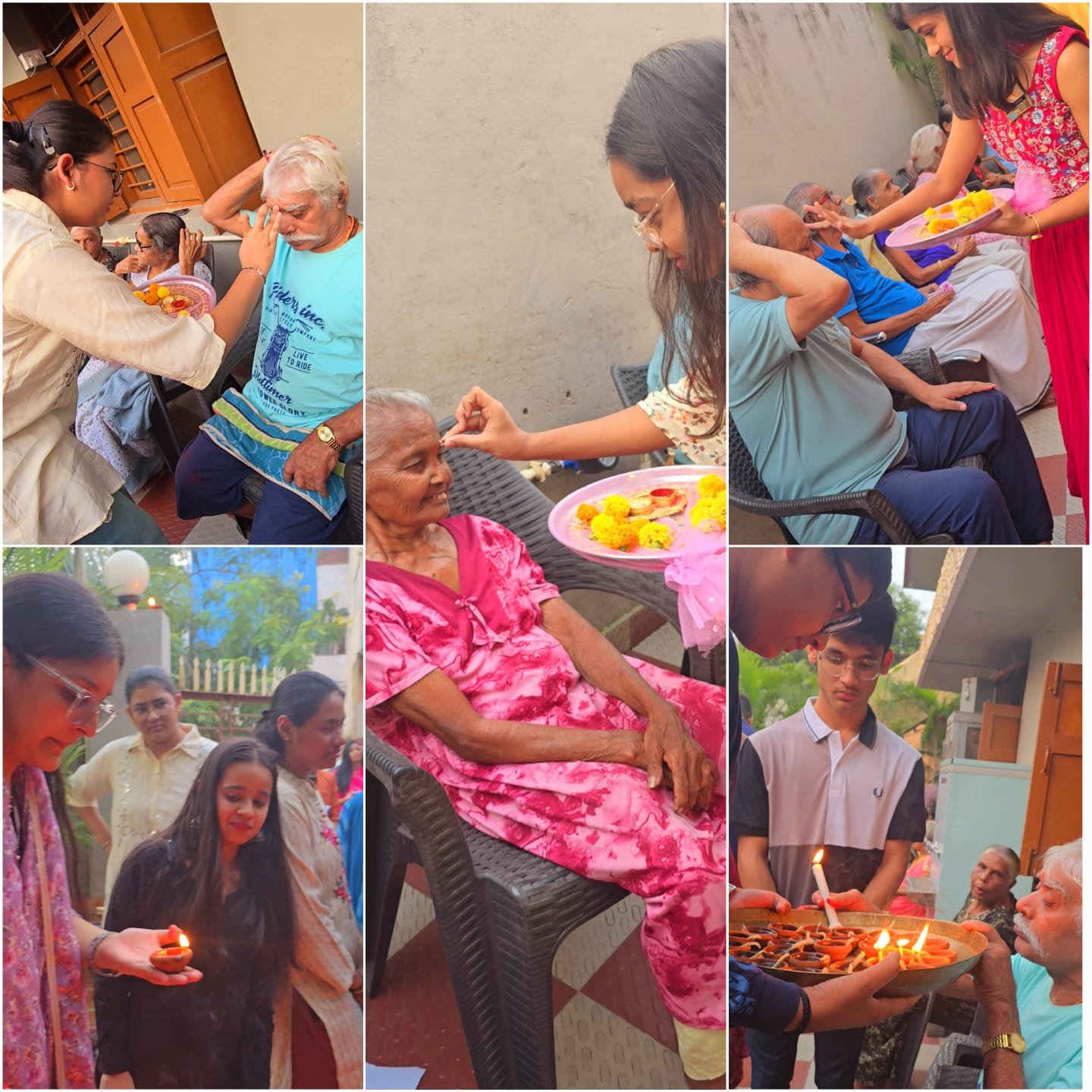 Raipur Elite Interact Club Celebrates Diwali at Old Age Home — Lights, Lanterns and Laughter Bring Joy to Elderly Residents 1 IMG 20251018 WA0008