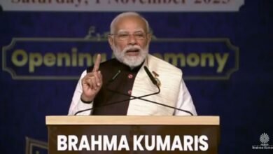 प्रधानमंत्री मोदी ने नवा रायपुर में किया ‘शांति शिखर – ब्रह्मकुमारीज मेडिटेशन सेंटर’ का उद्घाटन, कहा – “आचरण ही सबसे बड़ा धर्म, तप और ज्ञान है” 3 image 750x 6905c0b167ca7