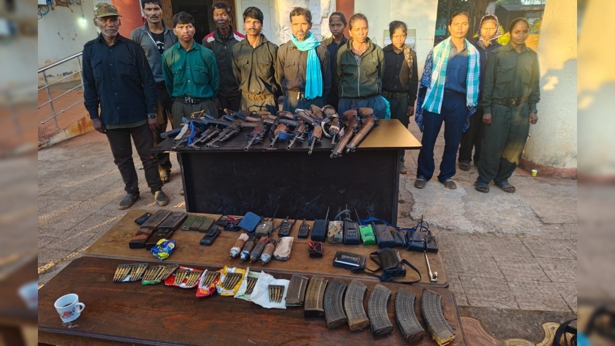 12 naxalites, including Central Committee Member, surrender in Chhattisgarh 1 IMG 20251208 WA0002