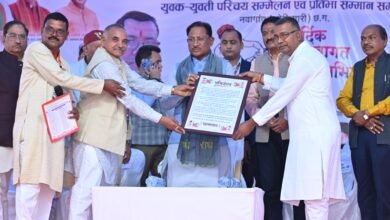 नवागांव में कुम्भकार समाज का महाअधिवेशन: मुख्यमंत्री विष्णुदेव साय ने किया भव्य शुभारंभ, सामुदायिक भवन के लिए 30 लाख की घोषणा 3 IMG 20260129 WA0004