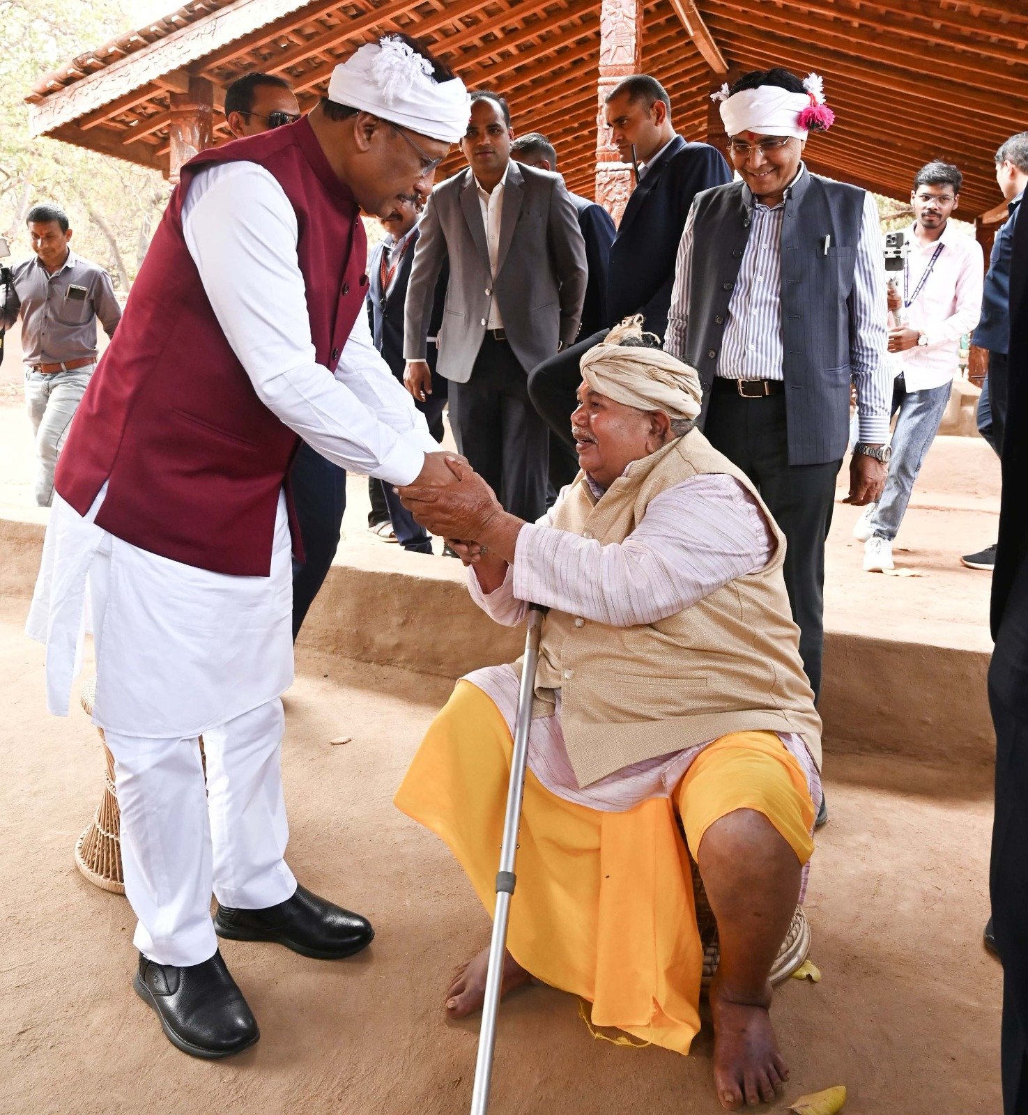 गढ़बेंगाल घोटुल: मुख्यमंत्री साय ने नई पीढ़ी को अपनी जड़ों से जोड़ने का किया भरोसा, आदिवासी संस्कृति का किया संरक्षण 1 IMG 20260130 WA0066