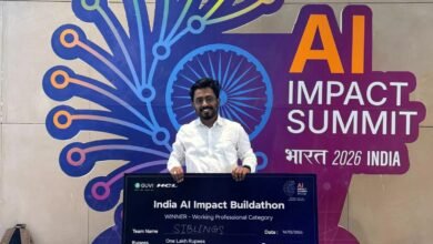 राष्ट्रीय मंच पर छत्तीसगढ़ का जलवा: रायपुर के भाई-बहन ने AI समिट में जीता पहला स्थान, ‘कर्तव्य’ ऐप से डिजिटल ठगी पर लगेगी लगाम 3 IMG 20260219 WA0010