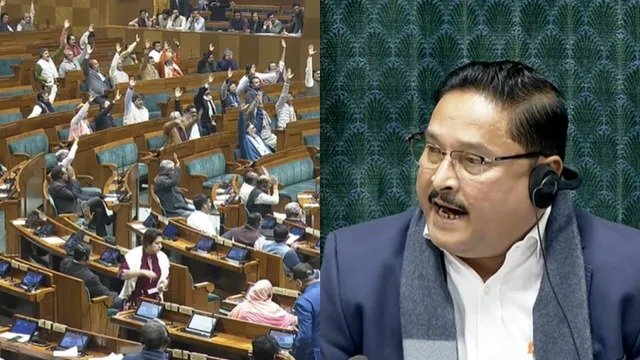 राहुल गांधी के भाषण पर लोकसभा में हंगामा, स्पीकर की कुर्सी की ओर उछाले गए कागज, 8 सांसद निलंबित 1 WhatsApp Image 2026 02 03 at 01.57.49