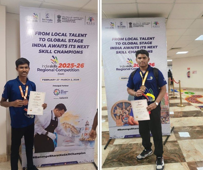इंडिया स्किल में छत्तीसगढ़ का दम: ईस्ट जोन में 12 पदक, 4 मेडल ऑफ एक्सीलेंस; राष्ट्रीय स्तर के लिए 38 प्रतिभागी चयनित 2 1003498339