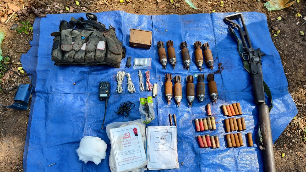 Cash, arms cache seized in Gariaband forest following Maoist surrender 1 image editor output image824288801 1772345332068