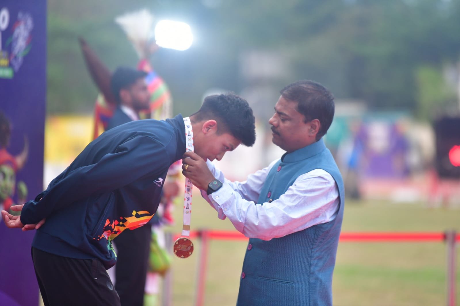 रफ्तार और शक्ति का महासंग्राम: बस्तर में चमके देशभर के जनजातीय एथलीट, खेलो इंडिया ट्राइबल गेम्स में पदकों की बरसात 1 IMG 20260403 WA0002