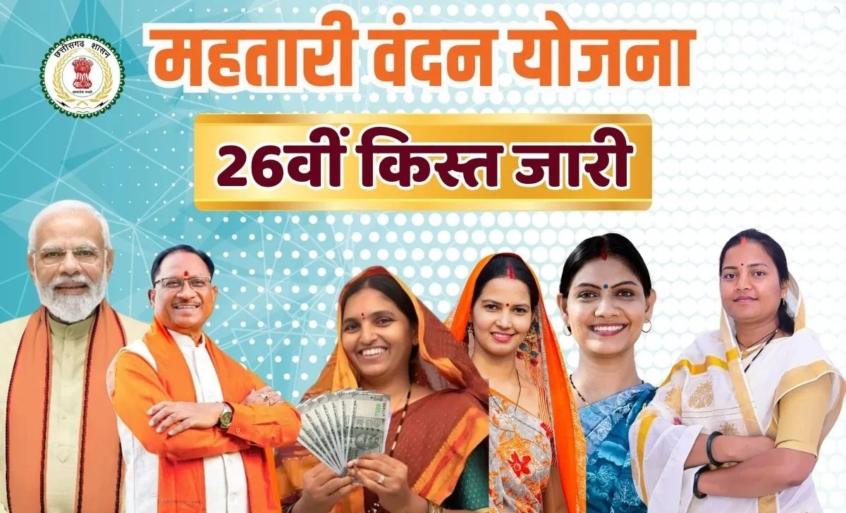महिलाओं के खाते में महतारी वंदन की 26वीं किश्त : 68.48 लाख हितग्राहियों को 641.62 करोड़ का लाभ 1 IMG 20260407 045959