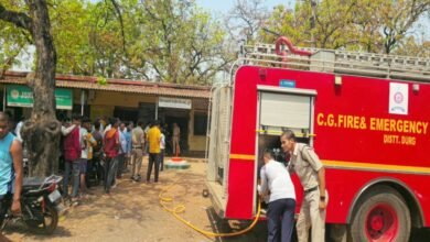 बंदरों की उछल-कूद से बैंक में लगी भीषण आग : कंप्यूटर और दस्तावेज जलकर खाक — कैश सुरक्षित 6 image 38 5