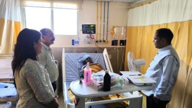 Teacher Injured During Census Duty in Raipur, Collector Visits Hospital to Ensure Immediate Treatment and Best Medical Care 3 IMG 20260514 WA0089