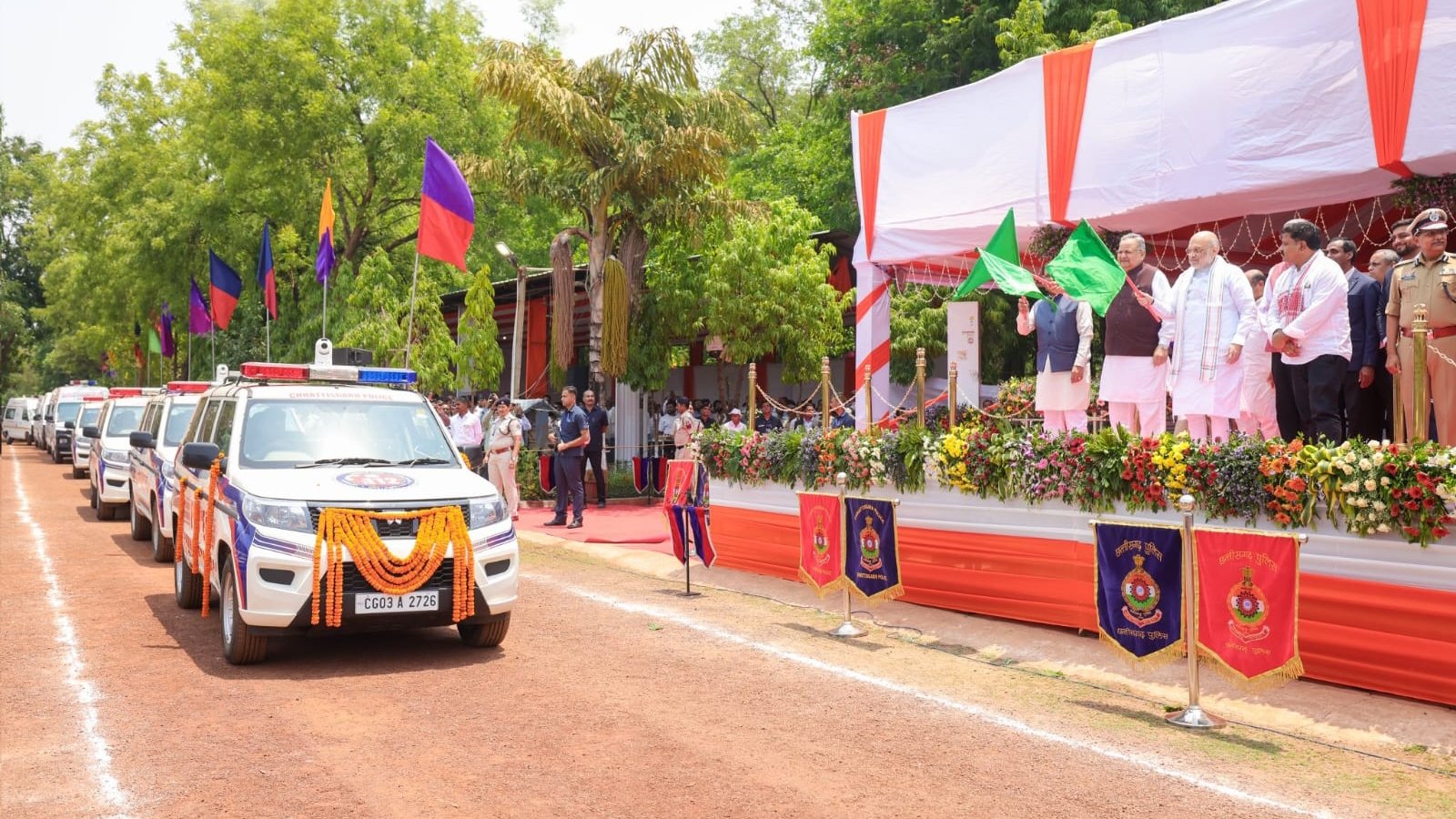 Amit Shah Launches Next-Gen Dial-112 in Raipur, Flags Off 400 Emergency Vehicles and 32 Mobile Forensic Vans 1 image editor output image475988274 1779094339538