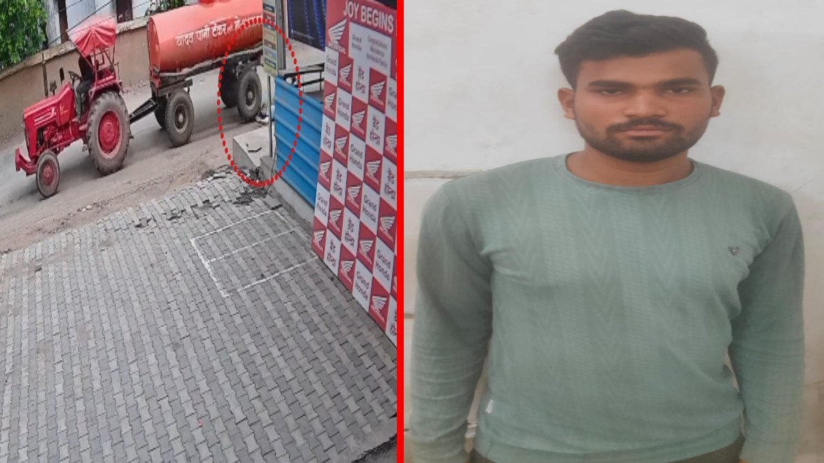 रायपुर में हिट एंड रन : 15 साल के बच्चे को कुचलने वाला टैंकर ड्राइवर गिरफ्तार, बचने के लिए नंबर प्लेट पर पोता पेंट 1 raipur accident video