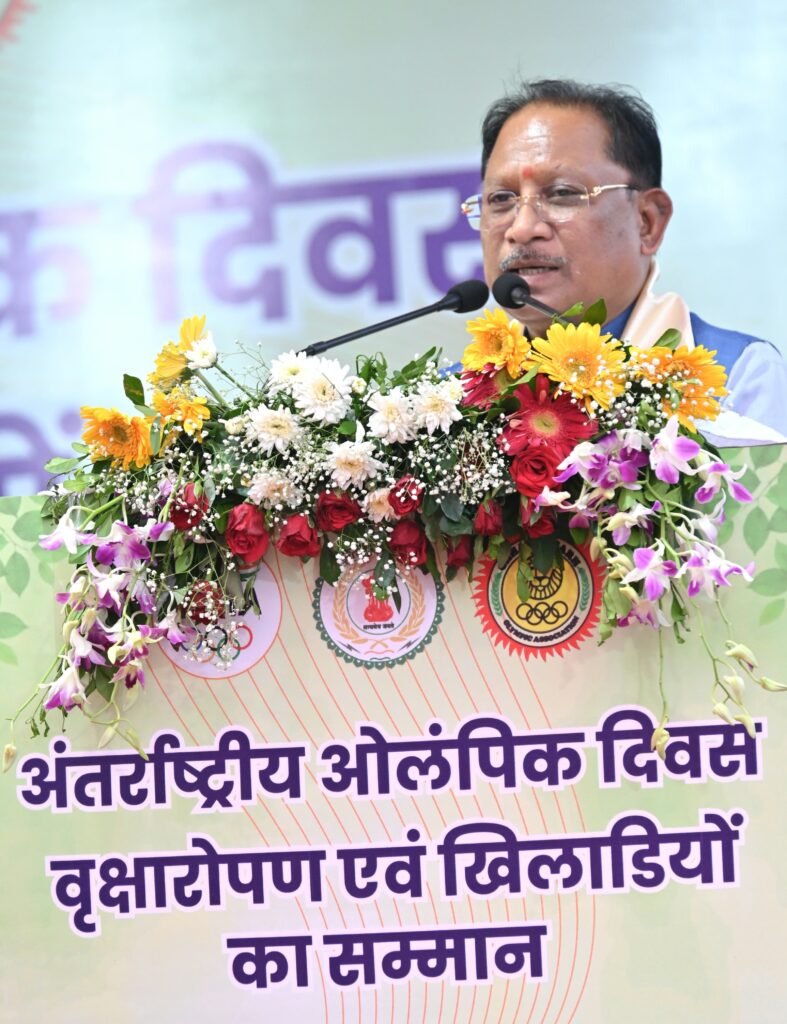 2036 ओलंपिक की दावेदारी को हरित समर्थन: नवा रायपुर में 2036 पौधे लगे, CM साय बोले—युवाओं को मिलेगा बेहतर मंच 4 1004232143